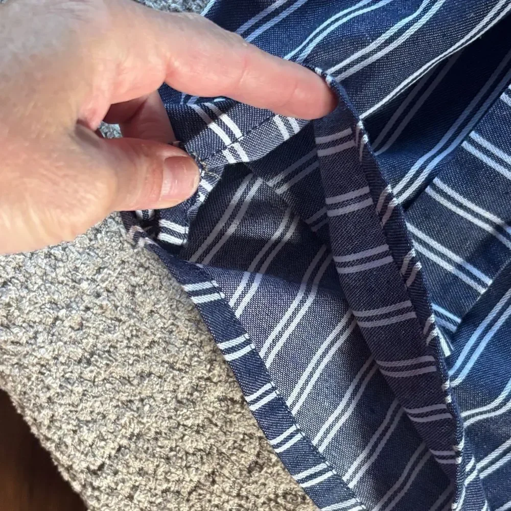 Striped Blue Women's Shorts